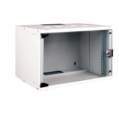 Rack 9U Metalic 19” Perete, 540x400 mm, Gri – Dezasamblat