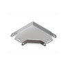 Cot 90° pentru jgheab metalic 300x60mm