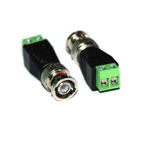 Mufa BNC tata cu prindere in suruburi, punga 100 bucati