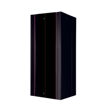 Rack Server de Podea 42U, Dezasamblat, 800x1000, usi duble fata din sticla, panouri laterale detasabile, panou spate metalic, kit suporti podea
