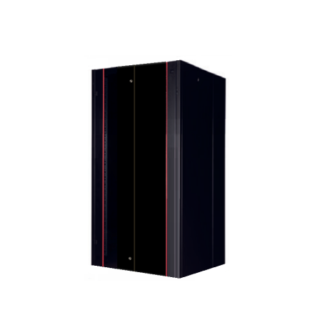 Rack Server de Podea 26U, Dezasamblat, 800x800, usa fata din sticla, panouri laterale detasabile, panou spate metalic, kit suporti podea