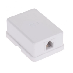 Priza telefonica simpla aparenta cu 4 contacte RJ11