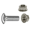 Surub + piulita cap bolt M8 15 mm, punga 100 bucati