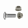 Surub + piulita cap bolt M6 15mm, punga 100 bucati