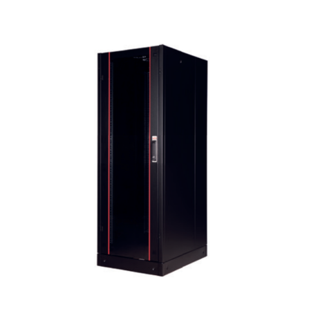 Rack Server de Podea 26U, Dezasamblat, 600x800, usa fata din sticla, panouri laterale detasabile, panou spate metalic, kit suporti podea