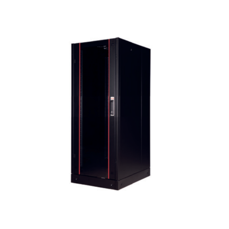 Rack Server de Podea 22U, Dezasamblat, 600x800, usa fata din sticla, panouri laterale detasabile, panou spate metalic, kit suporti podea