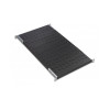 Raft fix prindere fata-spate 19"-1U 370mm, pt. rack cu adancime 600mm, sarcina 50kg, culoare neagra, RAL9005