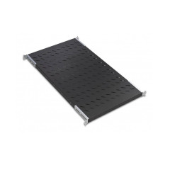 Raft fix prindere fata-spate 19&quot;-1U 570mm, pt. rack cu adancime 800mm, sarcina 50kg, culoare neagra, RAL9005