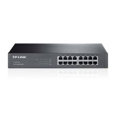 TP-LINK Switch Gigabit 16 port rack-mount, protectie fulgere 6kV- carcasa metalica