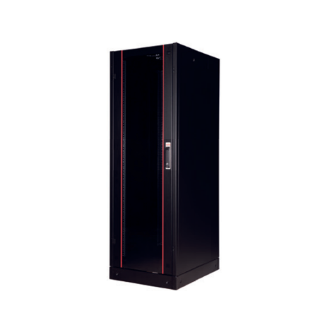 Rack Server de Podea 32U, Dezasamblat, 600x600, usa fata din sticla, panouri laterale detasabile, panou spate metalic, kit suporti podea