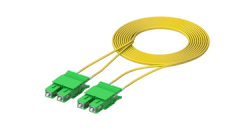 SC/APC - SC/APC Duplex Patchcord de culoare galbenă