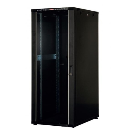 Cabinet metalic de podea 36U L=600mm A=800mm 19'' negru cu termometru LCD