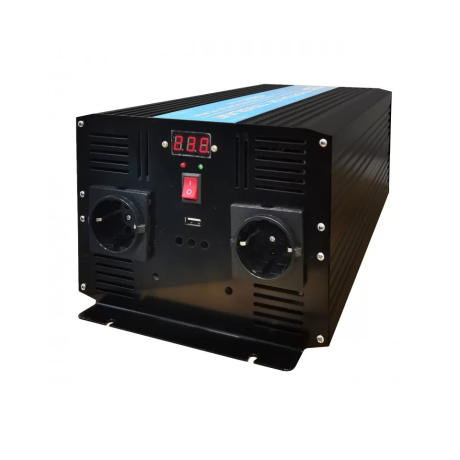 Invertor TED Electric de la 12 V la 230 V 4000W (8000w varf) sinusoida pura