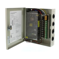 Sursa in comutatie AC-DC cu cutie 120W 12V 10A 9 canale WELL