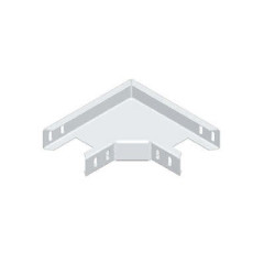 Cot 90° pentru jgheab metalic 50x40mm