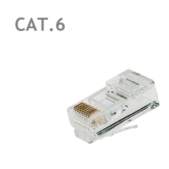 Conector mufa UTP 8C8P, RJ45 cat6, punga 100 bucati