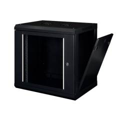 Rack 15U Metalic 19” Perete, 600x450 mm, Gri/Negru – Dezasamblat