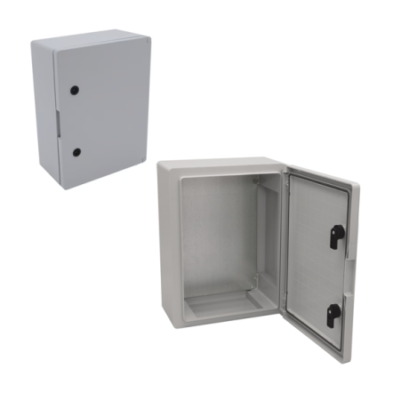 Panou ABS cu contrapanou metalic, garnitura si incuietoare 420x600x200 IP65