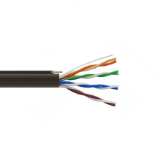 Cablu FTP cat5e 4x2xAWG24 100% Cupru rezistent UV cu sufa