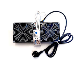 Kit 2xVentilatoare cu termostat pt. cabinetele cu IP55 Safebox